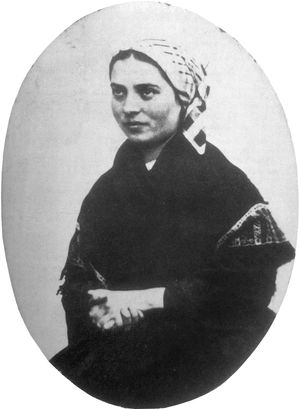 Sainte Bernadette Soubirous en 1863